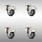 Service Caster 3 Inch 316SS Thermoplastic Rubber Swivel Top Plate Caster Set Total Lock Brake SCC-SS316TTL20S314-TPRB-4 - alternate 4
